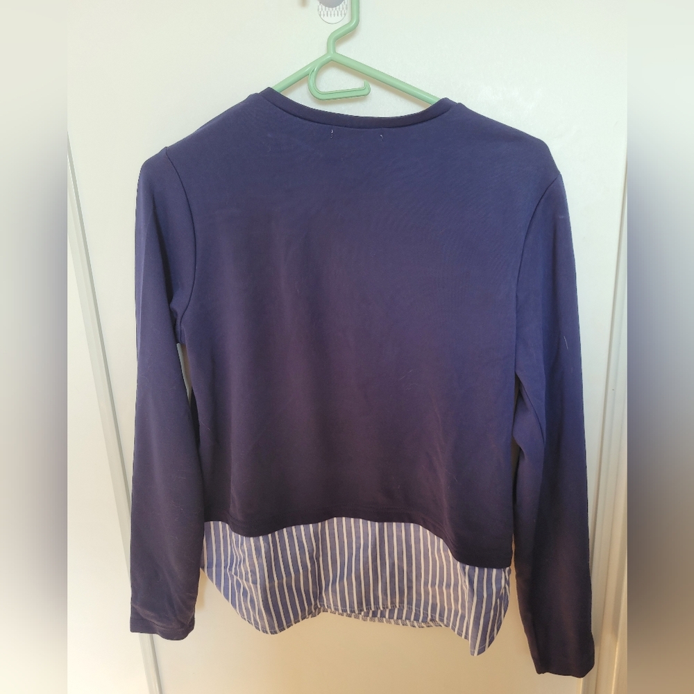 Suzy Sheir Blue long sleeve Size Small